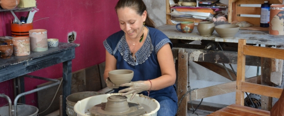 artesana Naegelly Garibaldi del municipio de Comalcalco, Tabasco